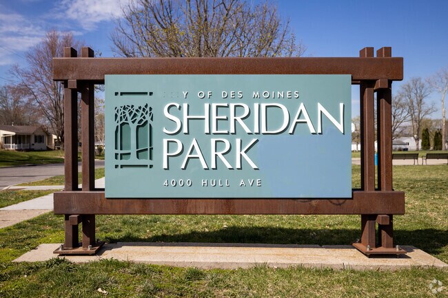 Sheridan Park sits in the center of eastern features green space in the area.