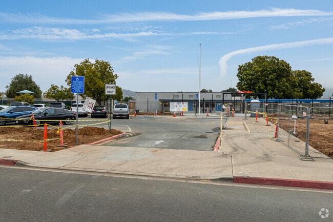 A look at the student drop off area at La Presa Elementary.