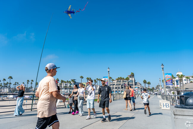 Take a nice stroll down the stretch of Downtown Huntington Beach's pier.