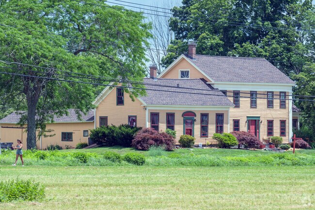 Colonial homes line the Lebanon Town Green and the views are stunning.