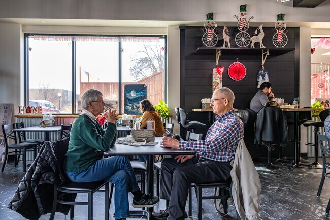 Blossom & Brew Co is perfect for a great cup of coffee and good company in Menasha.