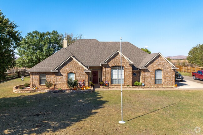 Brick siding is very common among Pecan Valley homes.