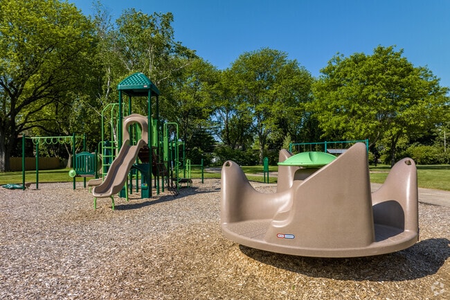 The playground at Meadows Park will keep your kids occupied for hours.