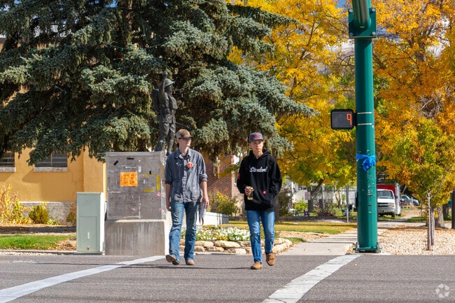 Enjoy a walk with a friend on the streets of Mount Pleasant.
