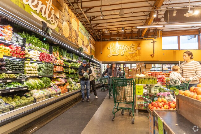 Wholefoods is a quick trip from Burton Valley and a great place to grab groceries.