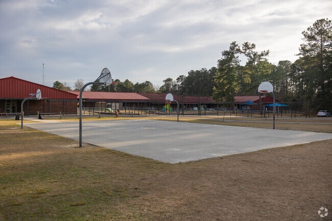 Whitesville Elementary School in Moncks Corner has a nice basketball court for students.