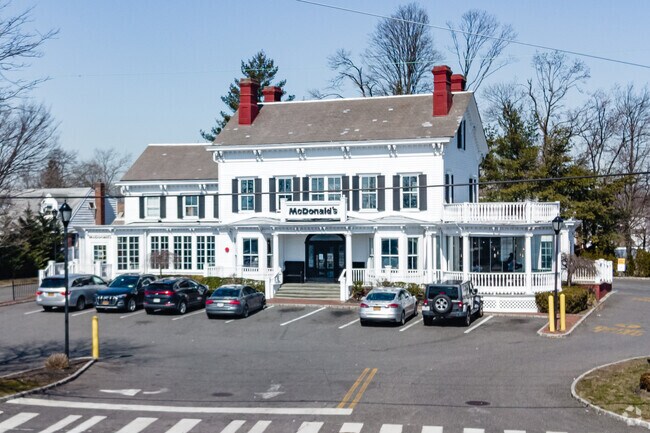 The Denton House is a historic home built in 1795 & converted into a McDonalds in New Hyde Park.