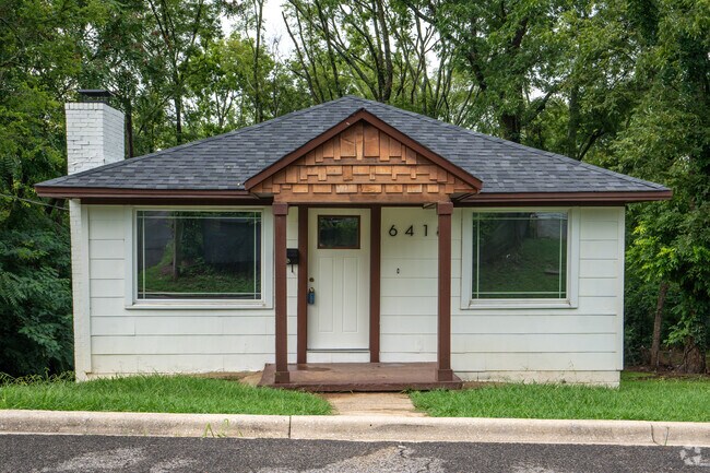 Find unique architecture in Oak Ridge Park.