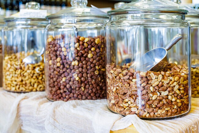 The Jerusalem Market in Hilltop roasts nuts daily.
