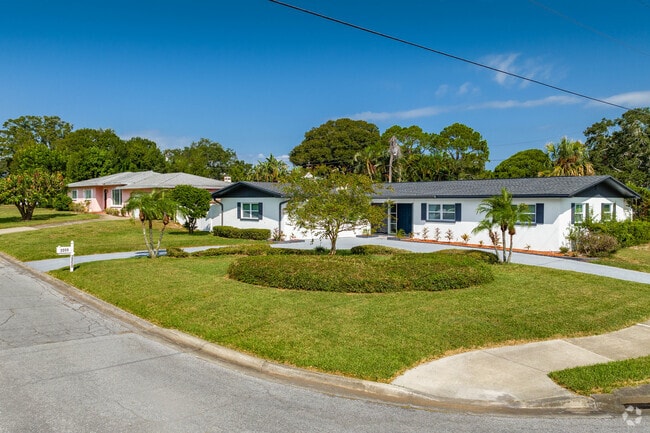 Traditional Florida ranch homes in Belleair Bluffs start around $400,000 with yards and pools.