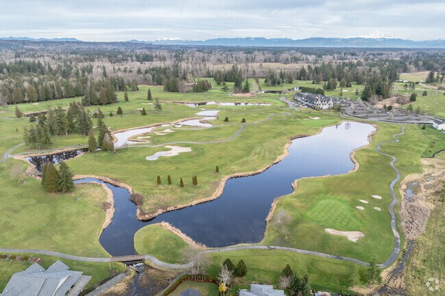 Meet up with friends to play a round of golf at Loomis Trail Golf Course in Birch Bay.