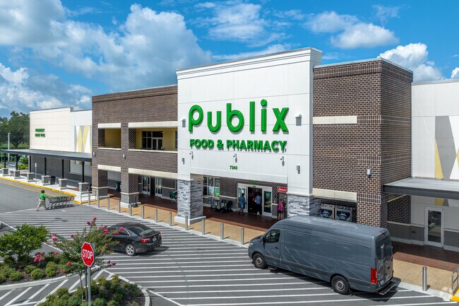 Kathleen locals can grab all their grocery needs at the neighborhood Publix.