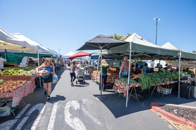 Fresh produce and local goods await every Sunday at the Westfield Oakridge market by Hidden Glen South.