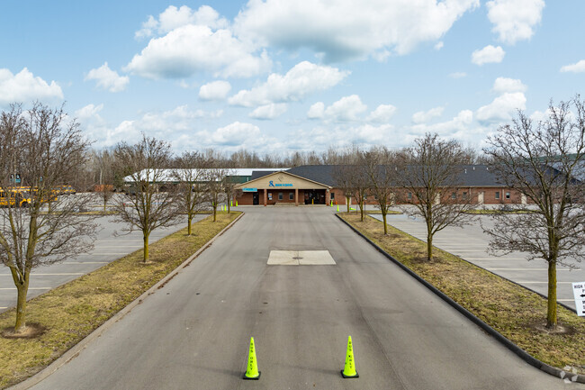 Main drive to Summit Academy North High School.