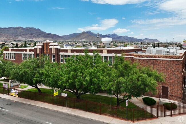 Five Points' Franklin Mountains are in sight from Coldwell Elementary School.