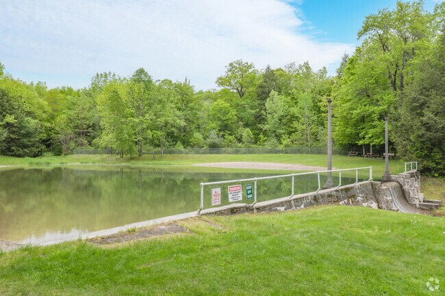Hiking trails and a pond for swimming are available at the Margaret Lindley Park in Williamstown.