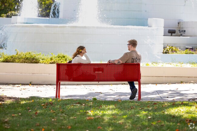 Benches in Central Park provide a peaceful retreat where couples can relax and enjoy the view.
