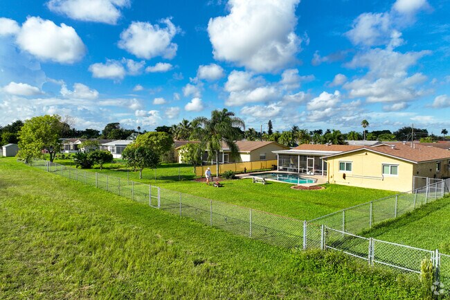Welleby homes feature spacious yards and pools, perfect for family gatherings and summer fun.