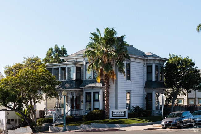 Victorian style homes are found in Golden Hill.