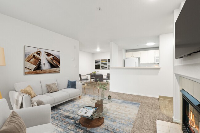 2 BR, 2 BA - 939SF Living Room