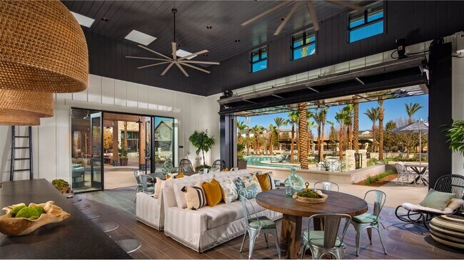 Clubhouse interior lounge amenity