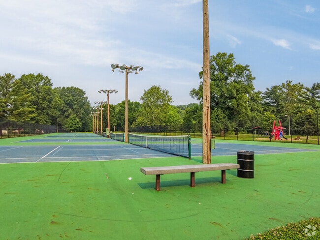 Swing into the day with a game of tennis.