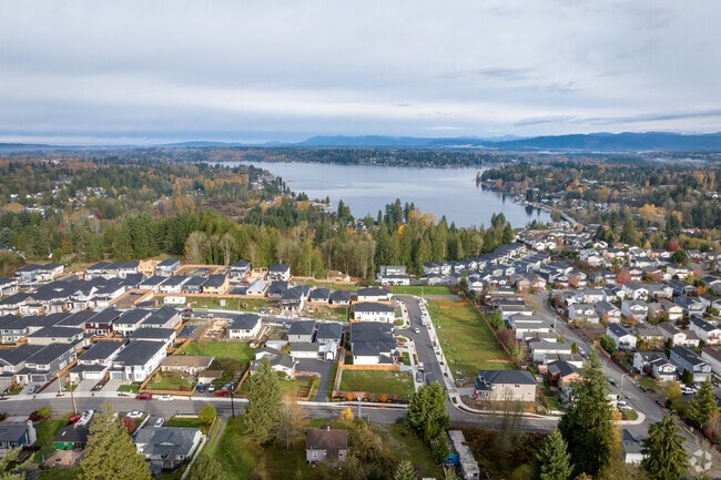 South Lake Stevens is nestled between Puget Sound and the Cascade Range.