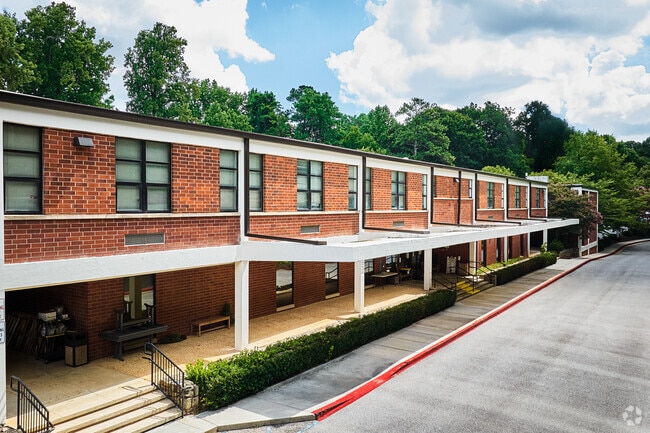 The main building at the High Point Elementary School in the Sandy Springs neighborhood.