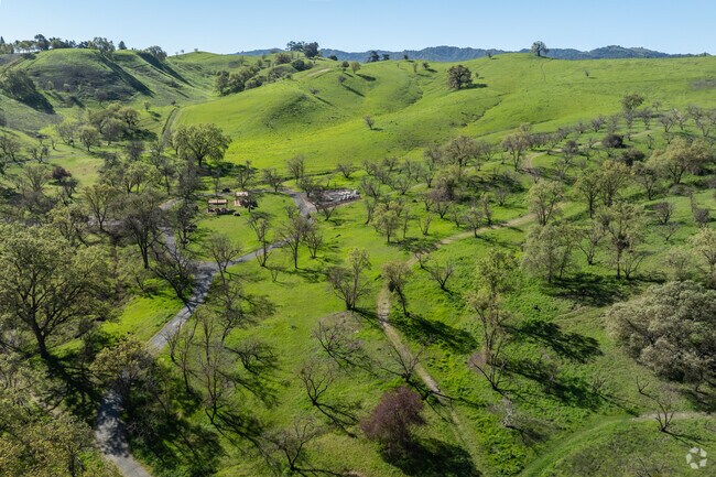 The hills at Sugar Loaf Open Space Preserve are green with new growth as winter turns to spring.