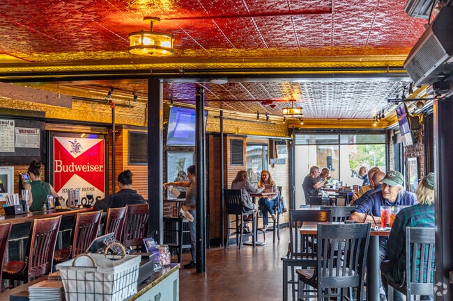 Catch a game with some good food and drinks from The Pleasant Cafe, near Lake Boone.