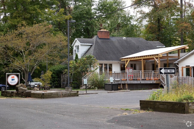 Drop off area is tightly organized and controlled for a quick in and out.