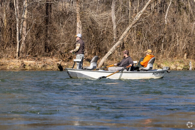 Biltmore's proximity to the Watauga River allows residents quick access to great fishing.