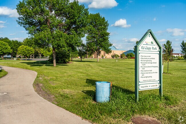 Enjoy outdoor activities at Ed Clapp Park with its expansive green spaces.