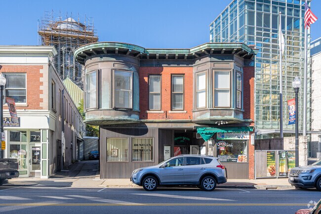 Classic early-to-mid-century builds line City Center's streets.