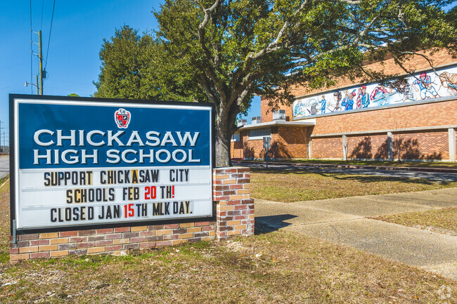 Chickasaw Middle School-entrance sign