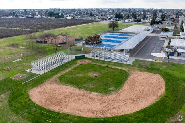 The baseball field at Abraham Lincoln Middle School in Selma.
