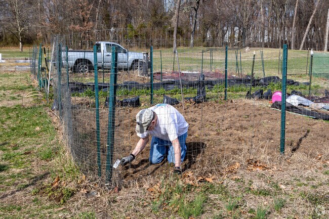 You can get a small plot at the community garden at Lumberton Village Green.