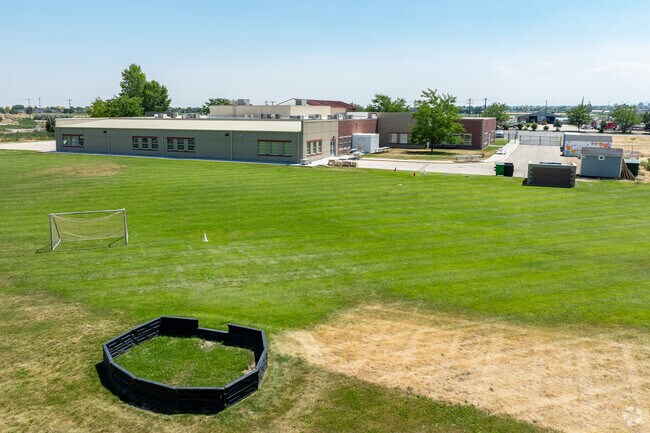 Athletic fields at Heritage Community Charter School.