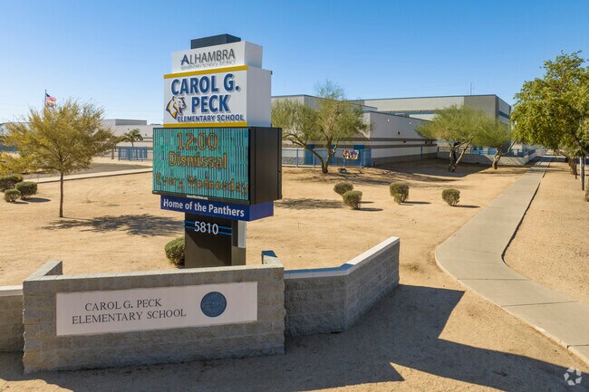 Peck Elementary School in Glendale nurtures young minds.