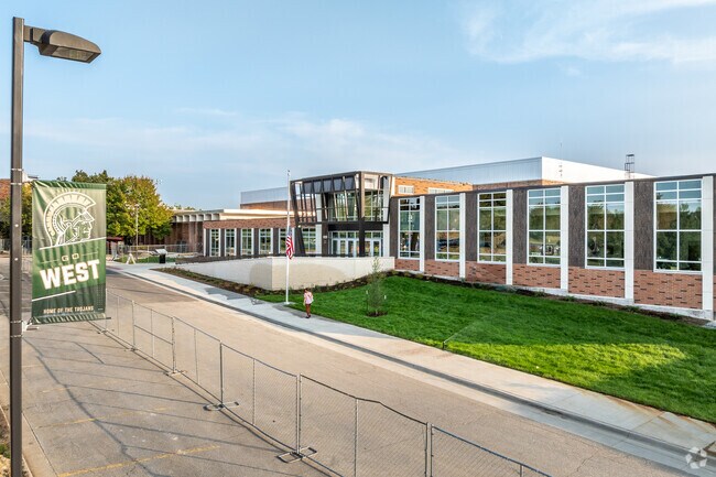 Adjacent West High School is rated as one of the top high schools in the state.