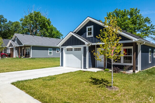 Newly built one and two story homes are popping up around the Benton neighborhood.