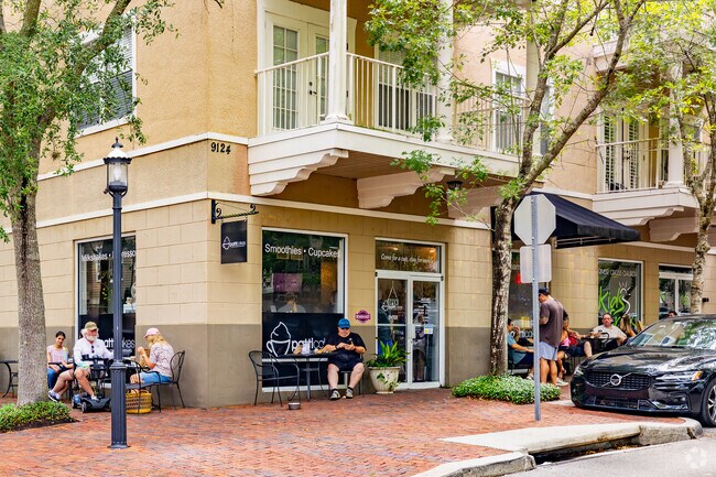 Grab a cup of coffee from Patticakes in Haile Plantation.