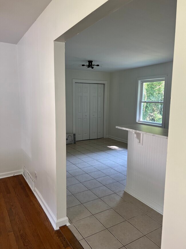 Eat-in bar and dining room with pantry