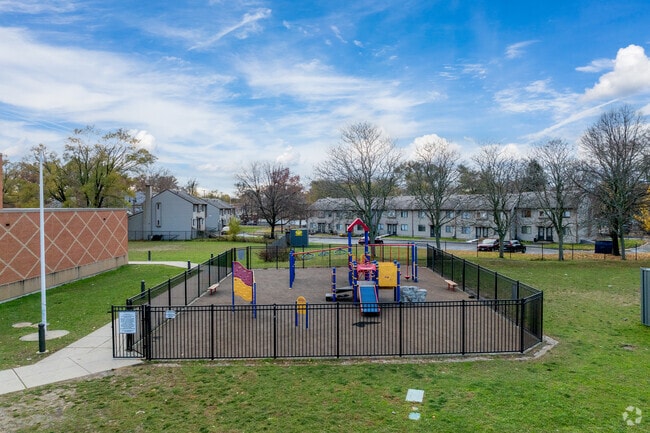 Hill Central School's playground.