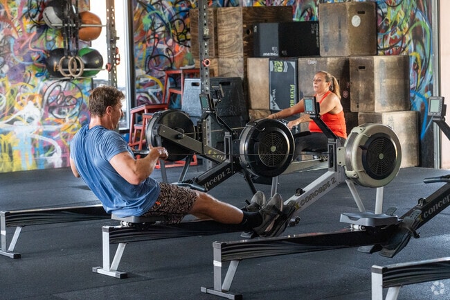 The Iron Boot has fitness classes and machines for active residents.