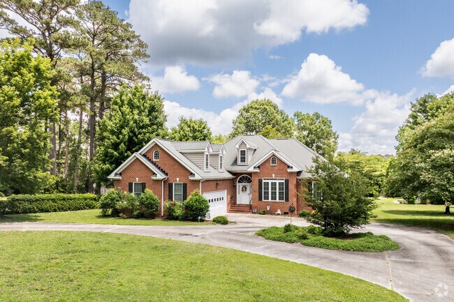 A modern home exemplifies the contemporary residential developments in Franklin, Virginia.