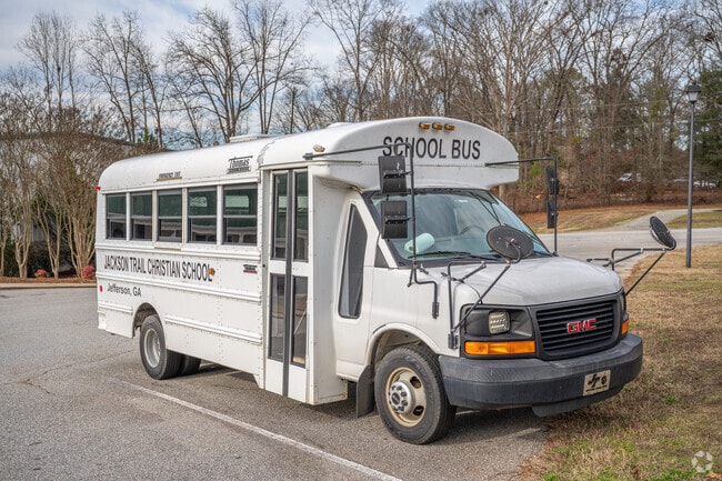 Jackson Trail Christian School even has its own transportation system for students.