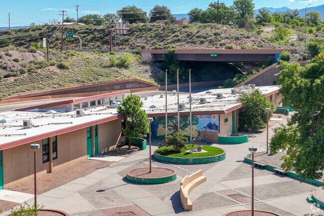 Students from El Rancho attend Pojoaque Middle School in northern New Mexico.