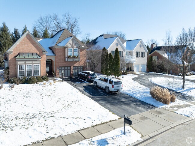 There are many large homes within the neighborhood to explore.