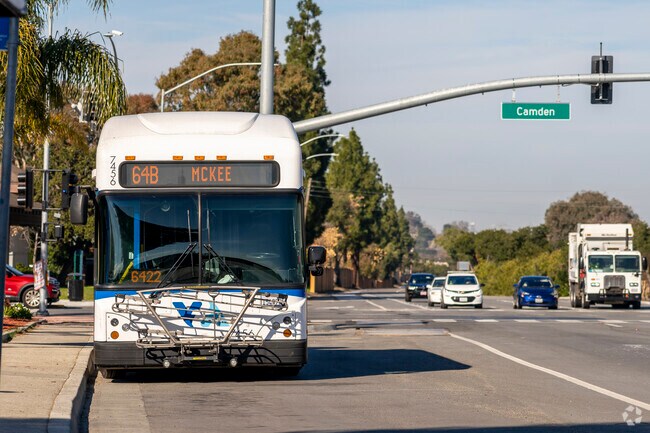 Almaden Lake has VTA buses to take you around San Jose.